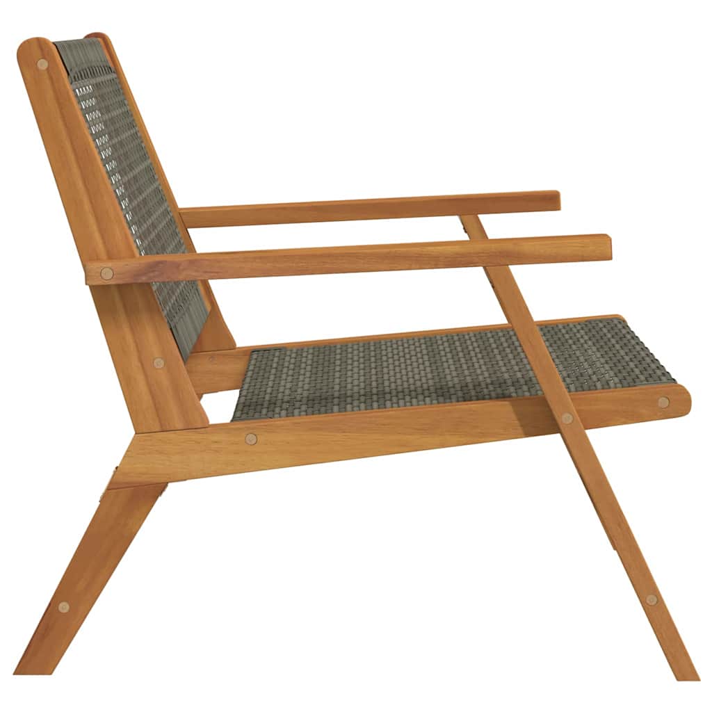 Garden Furniture 2 pcs Grey 67 x 78 x 73cm Solid Acacia wood